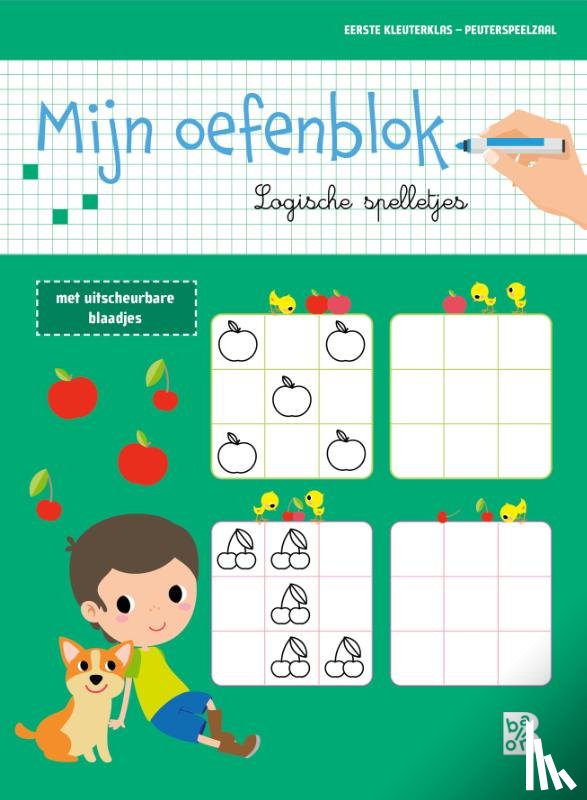  - Mijn oefenblok: Logische spelletjes (Eerste kleuterklas - Peuterspeelzaal)