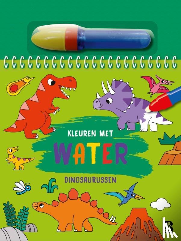  - Ik kleur met water: Dinosaurussen