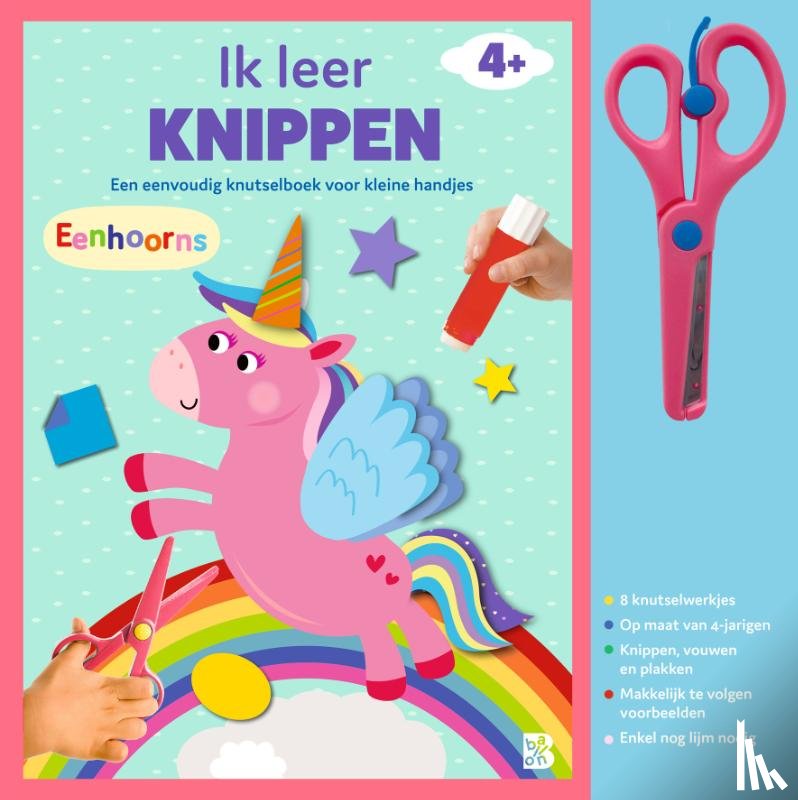  - Knutselboek met schaartje: Eenhoorns