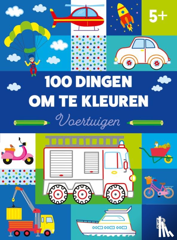 - 100 dingen om te kleuren: voertuigen