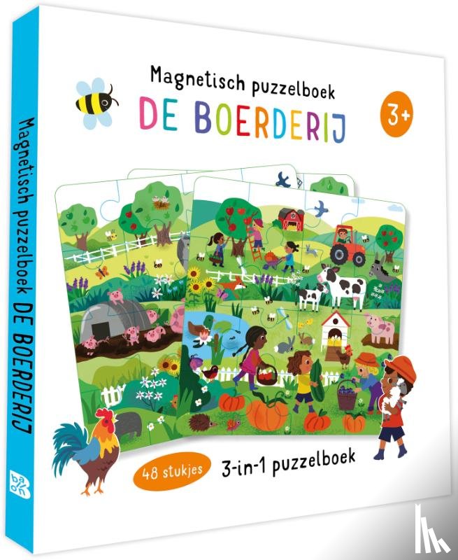  - Magnetisch puzzelboek: De boerderij