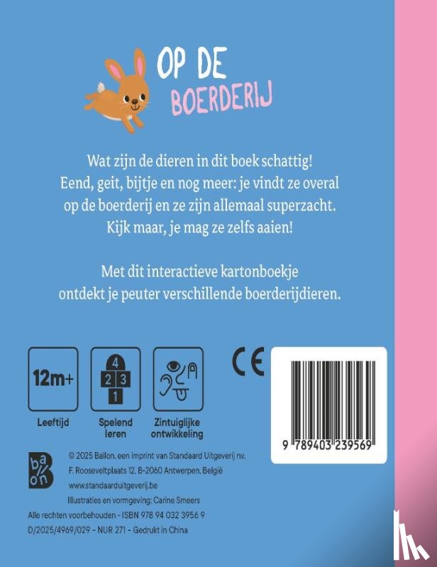  - Mijn eerste voelboekje: Op de boerderij