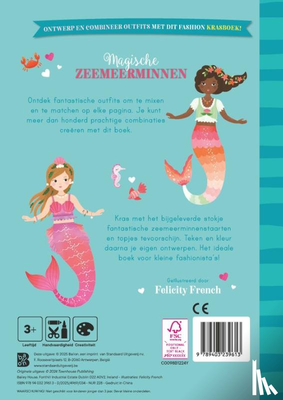  - Kras & ontwerp: Magische zeemeerminnen