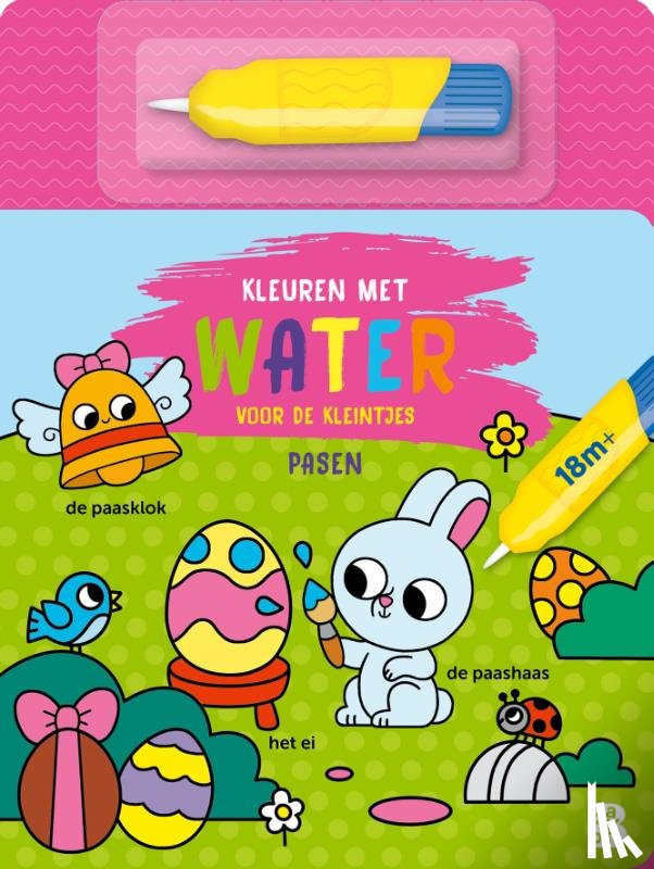  - Kleuren met water voor de kleintjes: Pasen