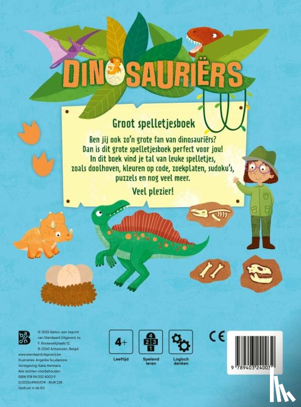  - Dinosauriërs: Groot spelletjesboek