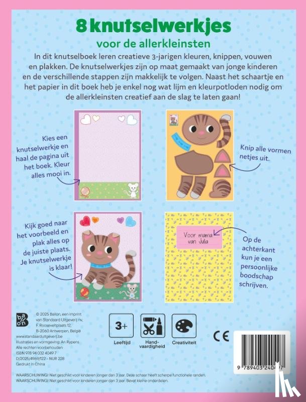  - Ik leer knippen: Babydieren