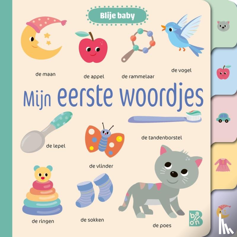  - Blije baby: Mijn eerste woordjes (met index)