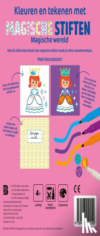  - Kleuren en tekenen met magische stiften: Magische wereld