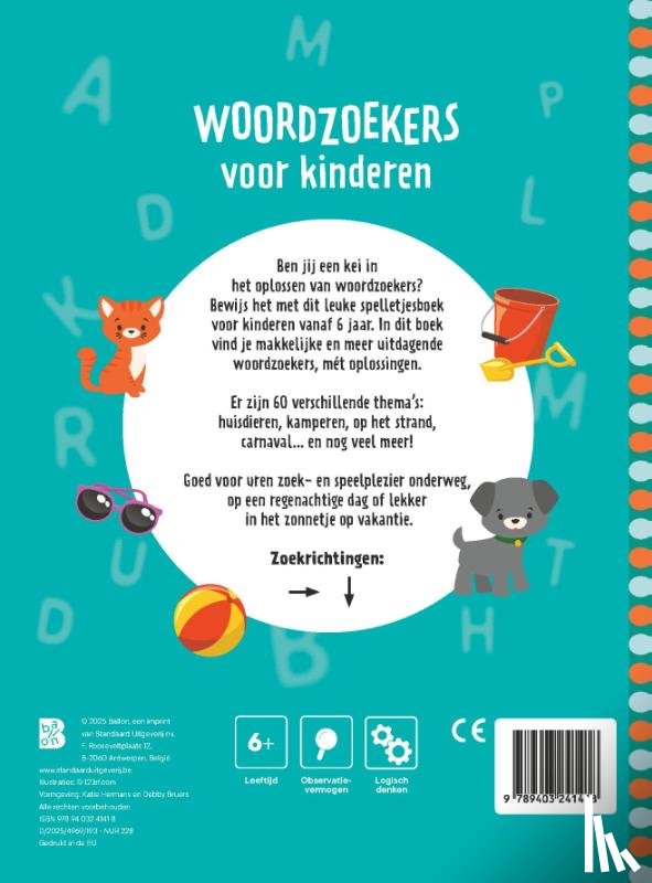  - Woordzoekers voor kinderen 6+