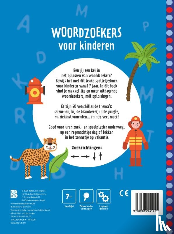  - Woordzoekers voor kinderen 7+