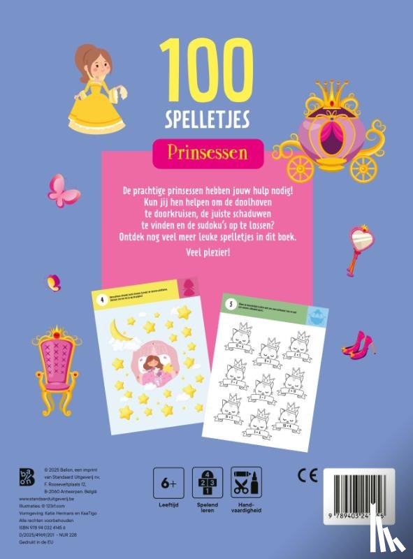  - 100 spelletjes: Prinsessen 6+