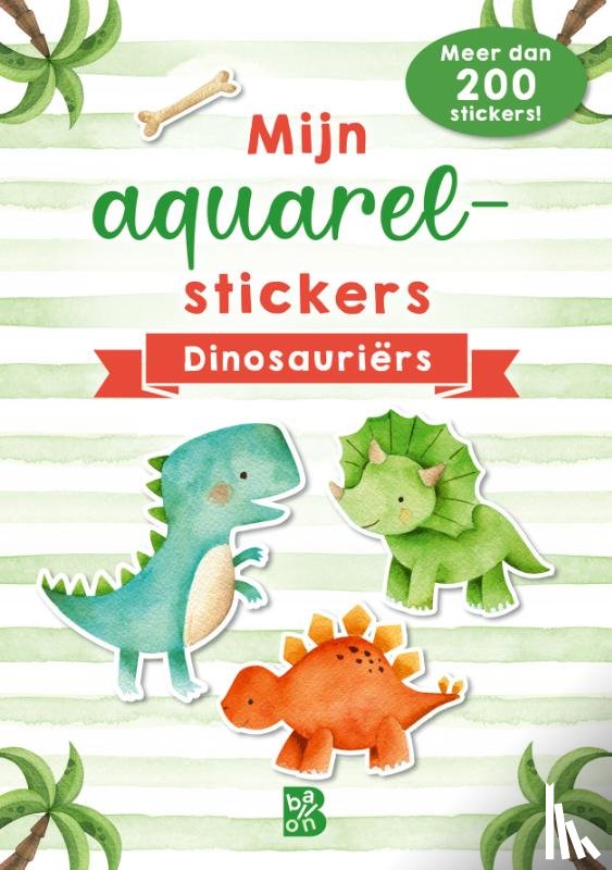  - Mijn aquarelstickers dinosauriërs