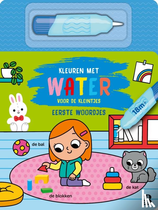  - Kleuren met water voor de kleintjes: Eerste woordjes