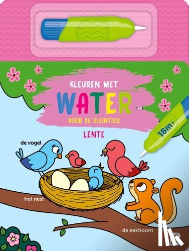  - Kleuren met water voor de kleintjes: Lente