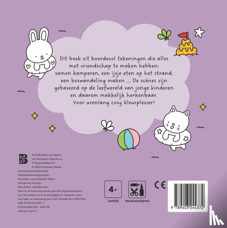  - Cosy kleurboek: Leuke vriendjes