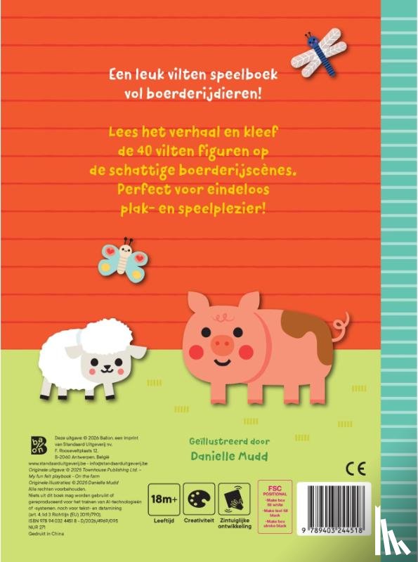  - Mijn eerste viltboek: De boerderij