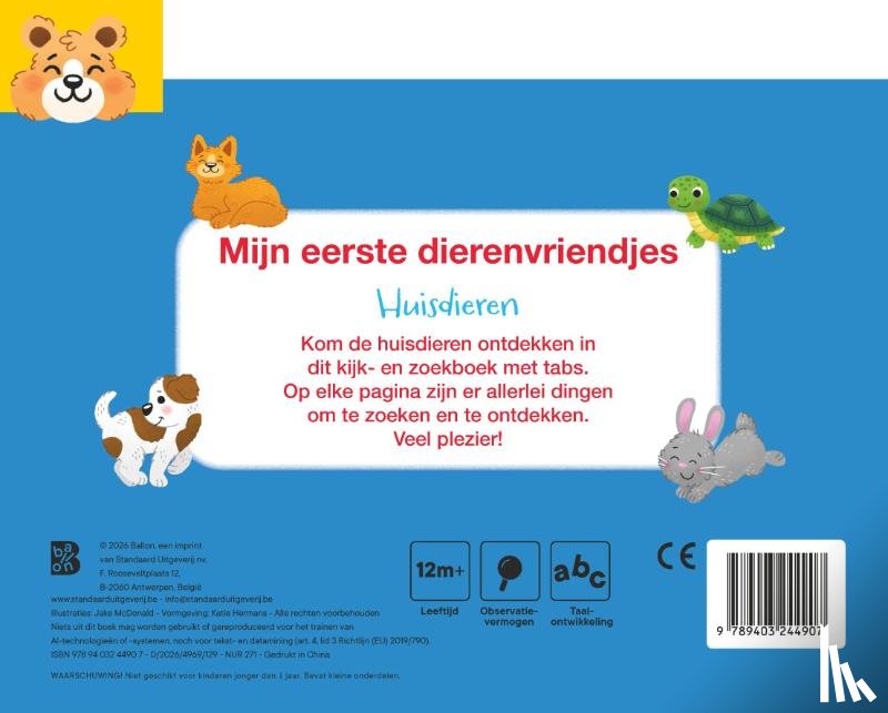  - Mijn eerste dierenvriendjes: Huisdieren
