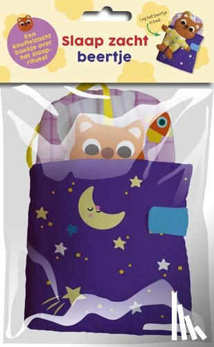  - Slaap lekker! Linnenboek met diertje om in bed te leggen: Slaap zacht, beertje
