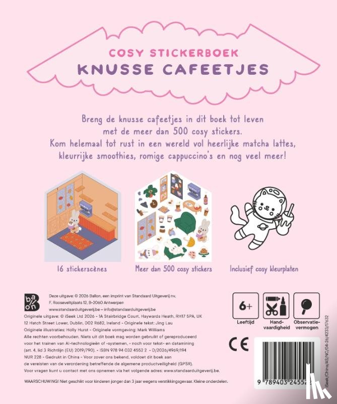  - Cosy stickerboek: Knusse cafeetjes