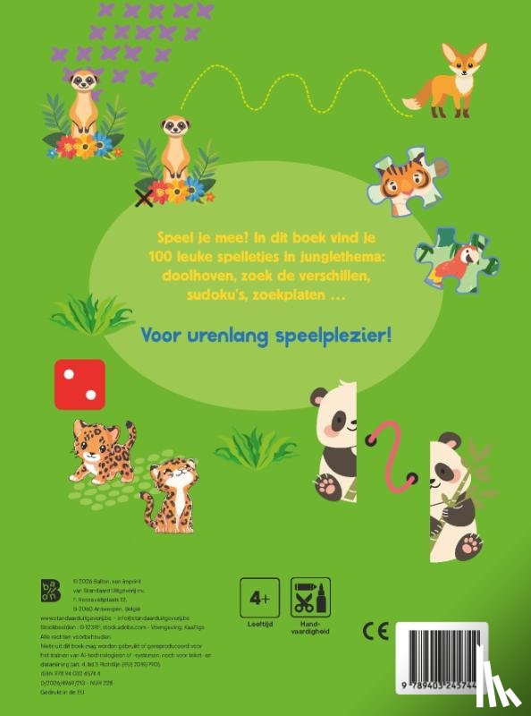  - 100 spelletjes: De jungle 4+
