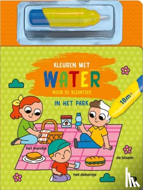  - Kleuren met water voor de kleintjes: In het park