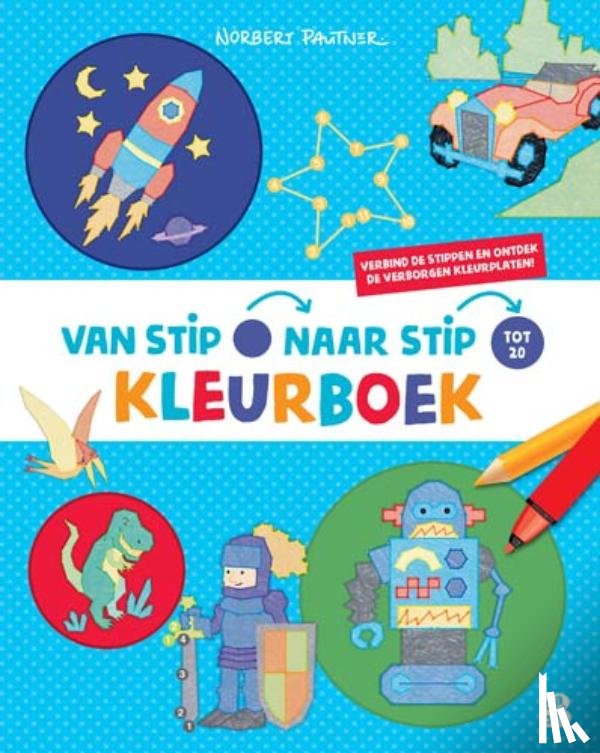  - Van stip naar stip kleurboek: Raket