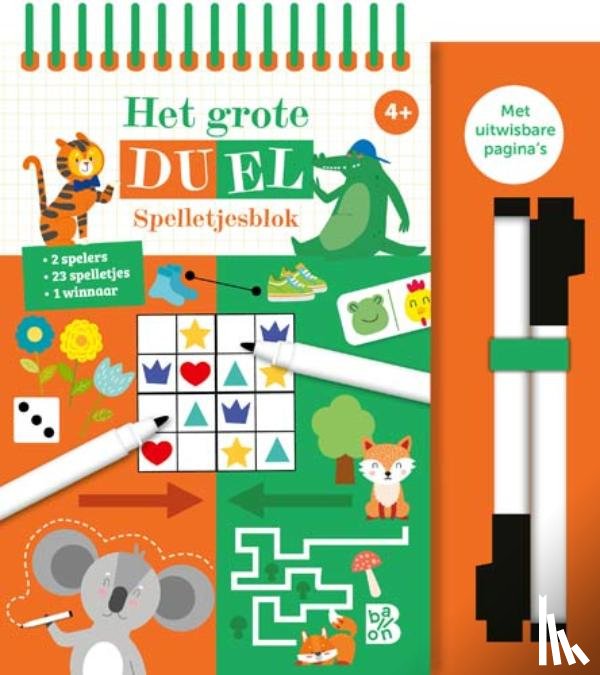  - Het grote duel spelletjesblok 4+