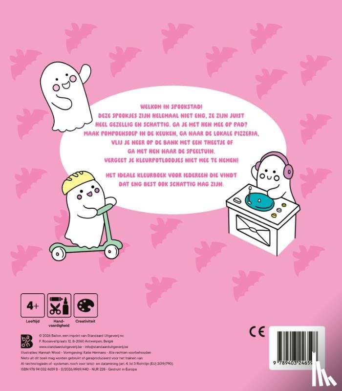  - Cosy kleurboek: Schattige spookjes