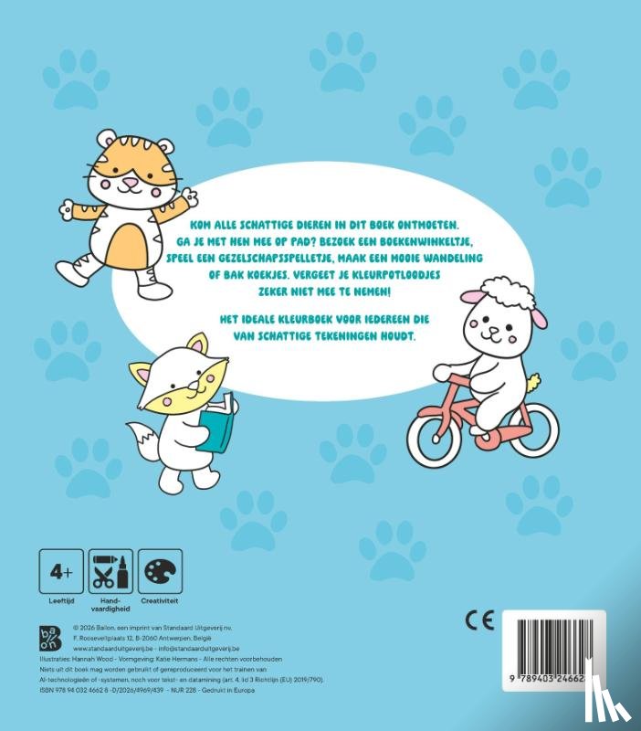  - Cosy kleurboek: Lieve dieren