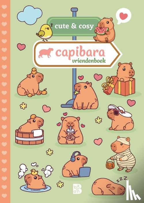  - Cute & Cosy Capibara vriendenboek