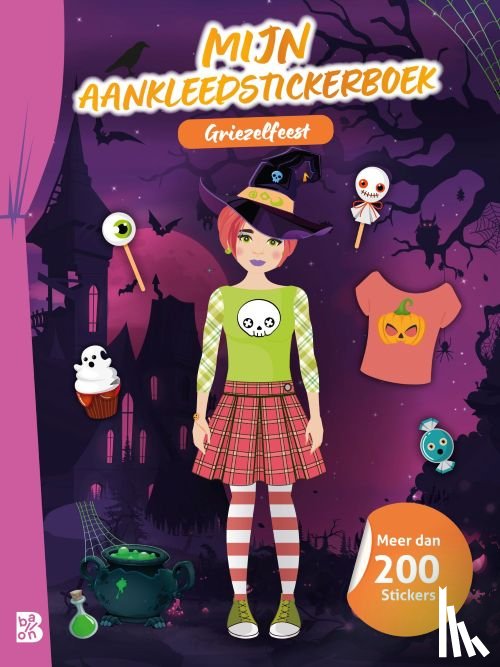  - Mijn aankleedstickerboek: Griezelfeest