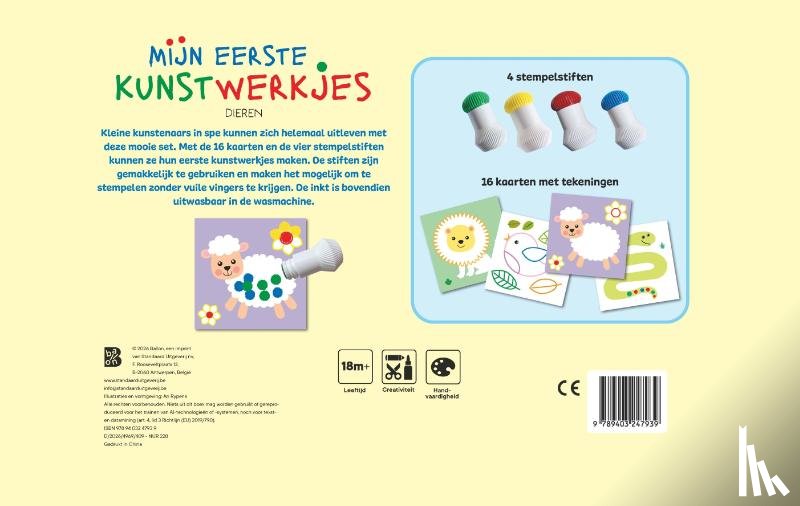  - Mijn eerste kunstwerkjes (cadeaudoos met stempelstiften)