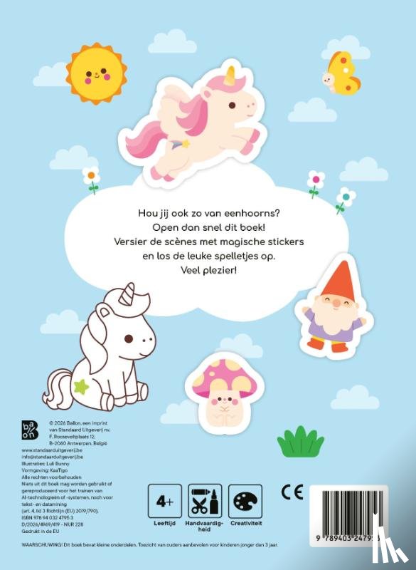  - Ik hou van eenhoorns: Scènestickerboek