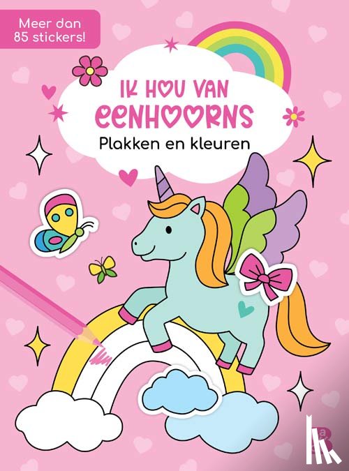  - Ik hou van eenhoorns: Plakken en kleuren