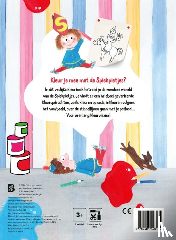 Vanderheyden, Thais - Spiekpietjes: Kleurboek