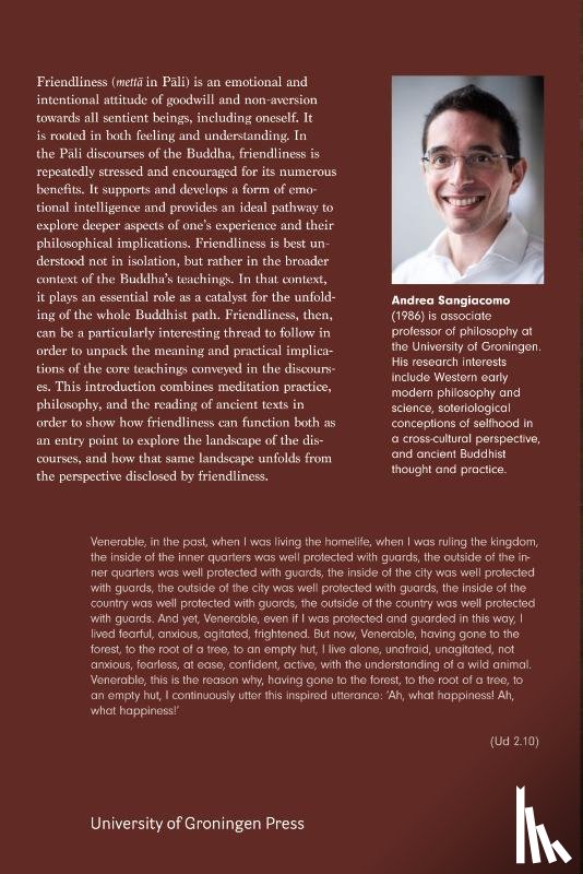 Sangiacomo, Andrea - An introduction to friendliness (mettā)