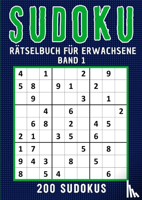 Verlag, Rätselly - Sudoku Rätselbuch für erwachsene - Band 1