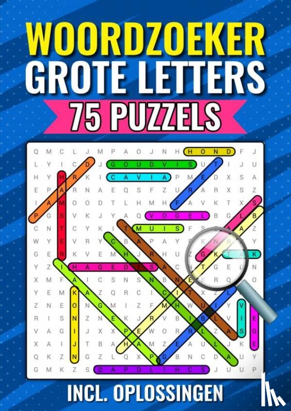 Boulevard, Boeken - Woordzoeker Grote Letters, 75 Puzzels Incl. Oplossingen
