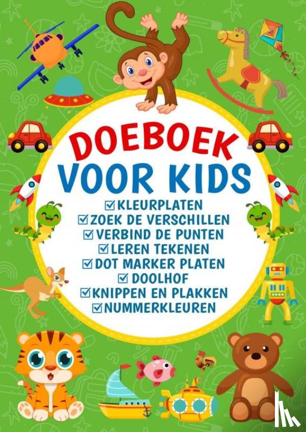 Boulevard, Boeken - Doeboek Kinderen, met Zoek de Verschillen, Knippen, Plakken, Kleuren, Doolhof en Meer