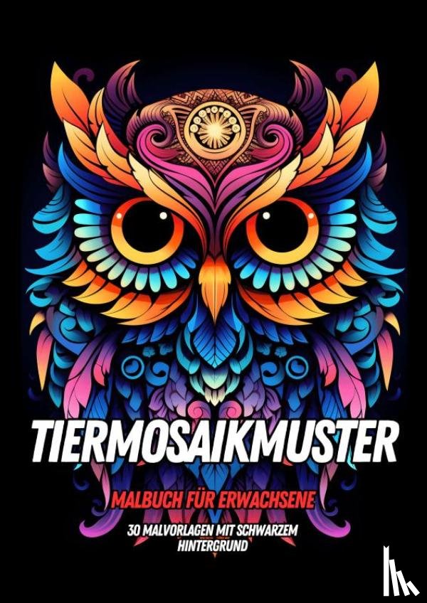 Für Erwachsene, Malbücher - Malbuch für Erwachsene – Tiermosaikmuster