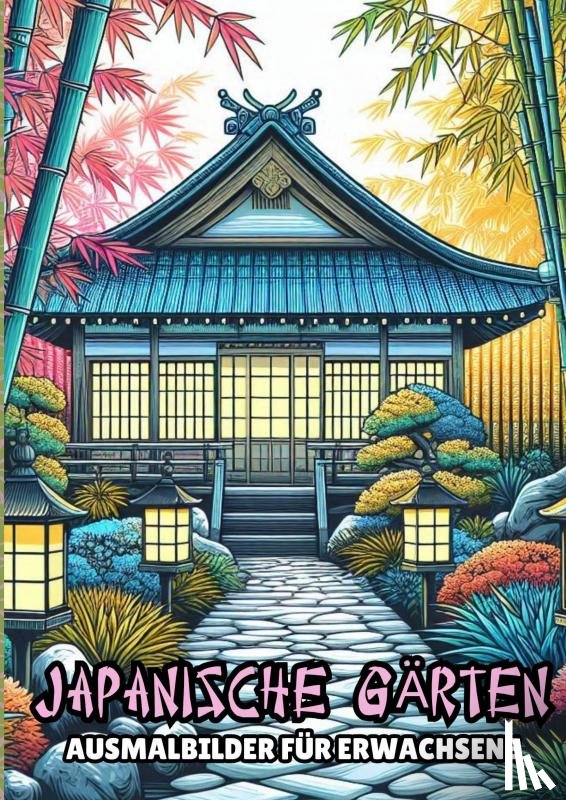 für Erwachsene, Malbücher - Ausmalbilder für Erwachsene – Japanische Gärten