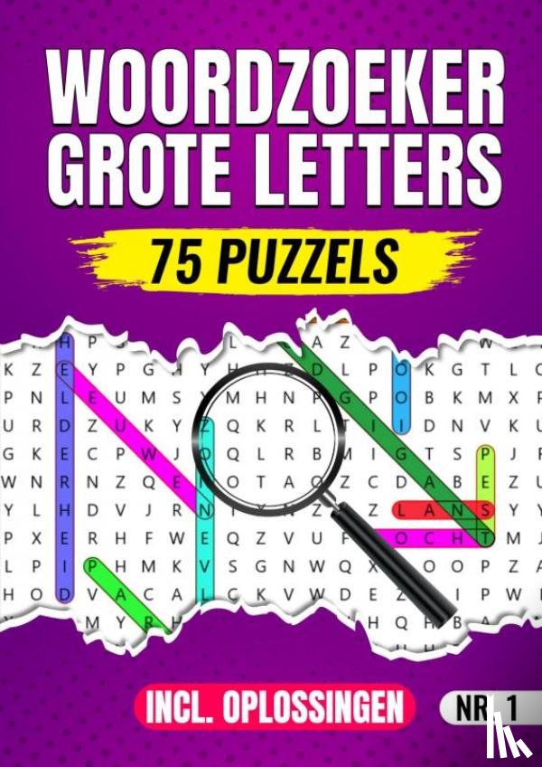 Specialist, Woordzoeker - Woordzoeker Grote Letters, 75 Puzzels Incl. Oplossingen - Nr. 1