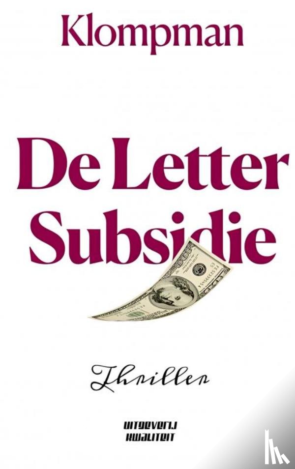 Klompman, Doris - DE LETTER SUBSIDIE