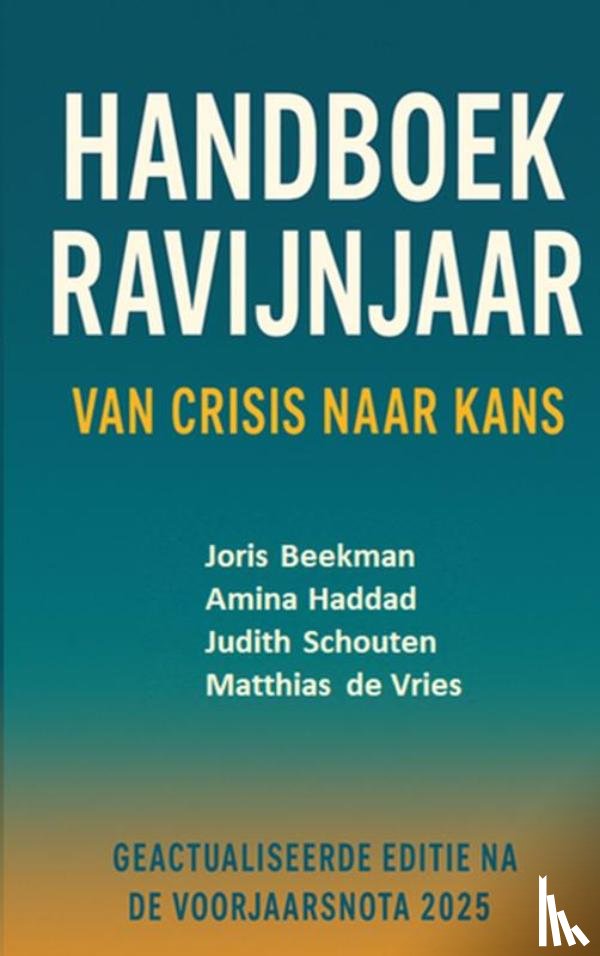Beekman, Joris - HANDBOEK RAVIJNJAAR - van crisis naar kans