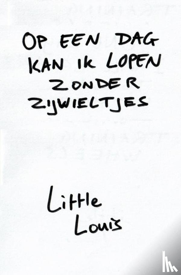 Van Empel, Louis - Op een dag kan ik lopen zonder zijwieltjes