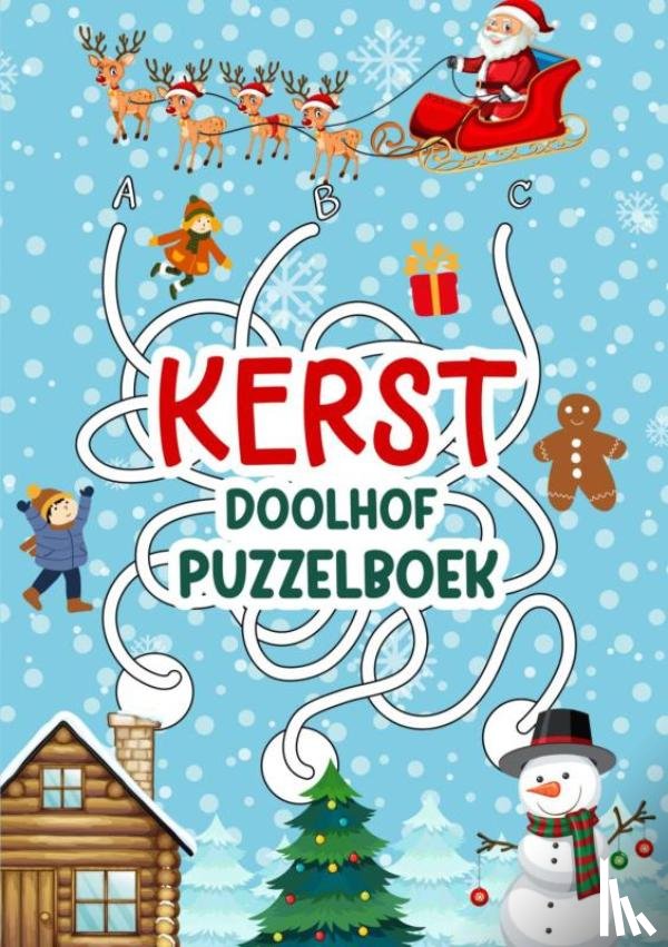 Boekenshop, Kerstcadeau - Doolhof voor Kinderen - Kerst!