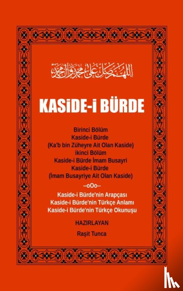 Tunca, Raşit - Kaside-i Bürde