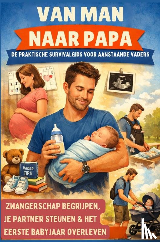Levin, Isabel - Van man naar papa: De praktische survivalgids voor aanstaande vaders (Hét perfecte cadeau voor toekomstige vaders) –