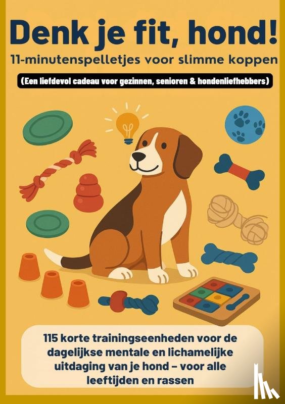 Fellherz, Mara - Denk je fit, hond! – 11-minutenspelletjes voor slimme koppen(Een liefdevol cadeau voor gezinnen, senioren & hondenliefhebbers)
