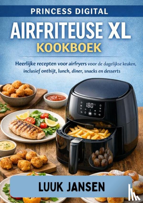JANSEN, Luuk - PRINCESS DIGITAL AIRFRITEUSE XL KOOKBOEK